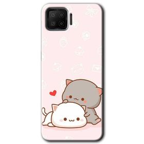 Oppo A73 Kedi Aşkı Baskılı Uyumlu Silikon Kılıf