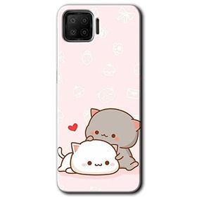 Oppo A73 Kedi Aşkı Baskılı Uyumlu Silikon Kılıf