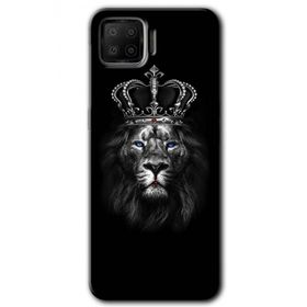 Oppo A73 King Lion Baskılı Uyumlu Silikon Kılıf