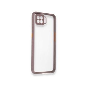 Oppo A73 Miami Şeffaf Silikon Açık Mor Kılıf