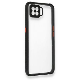 Oppo A73 Miami Şeffaf Silikon Siyah Kılıf
