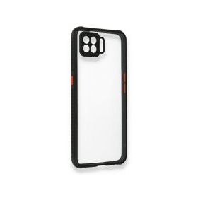 Oppo A73 Miami Şeffaf Silikon Siyah Kılıf