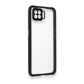 Oppo A73 Miami Şeffaf Silikon Siyah Kılıf