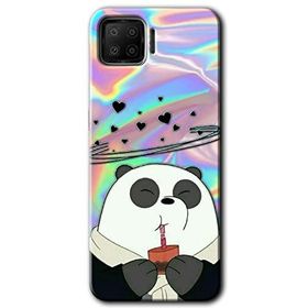 Oppo A73 Milkshake Panda Baskılı Uyumlu Silikon Kılıf