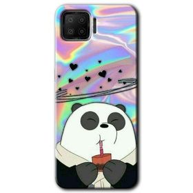 Oppo A73 Milkshake Panda Baskılı Uyumlu Silikon Kılıf