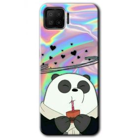 Oppo A73 Milkshake Panda Baskılı Uyumlu Silikon Kılıf
