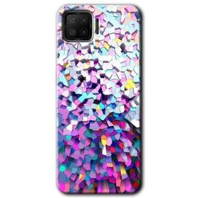 Oppo A73 Mosaic Fragments Colorfull Baskılı Uyumlu Silikon Kılıf