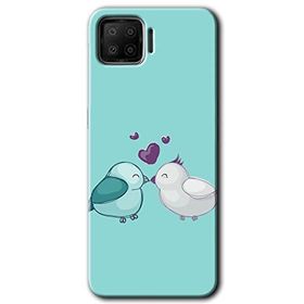 Oppo A73 Mutlu Kuşlar Baskılı Uyumlu Silikon Kılıf