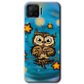 Oppo A73 Owl Bird Stars Baskılı Uyumlu Silikon Kılıf