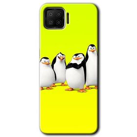 Oppo A73 Penguenler Baskılı Uyumlu Silikon Kılıf