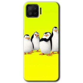 Oppo A73 Penguenler Baskılı Uyumlu Silikon Kılıf