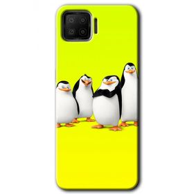 Oppo A73 Penguenler Baskılı Uyumlu Silikon Kılıf