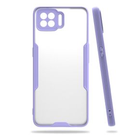 Oppo A73 Platin Silikon Lila Kılıf
