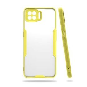 Oppo A73 Platin Silikon Sarı Kılıf