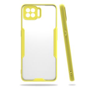 Oppo A73 Platin Silikon Sarı Kılıf