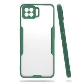 Oppo A73 Platin Silikon Yeşil Kılıf