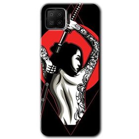 Oppo A73 Samurai Girl Baskılı Uyumlu Silikon Kılıf