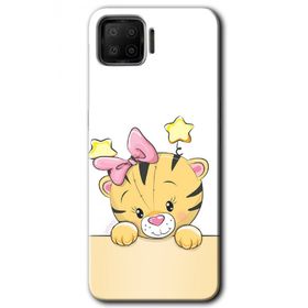 Oppo A73 Sevimli Kedi Baskılı Uyumlu Silikon Kılıf