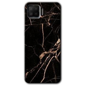 Oppo A73 Siyah Gold Mermer Baskılı Uyumlu Silikon Kılıf