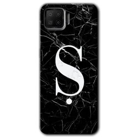 Oppo A73 Siyah Mermer Desenli Ö Harfi Baskılı Uyumlu Silikon Kılıf