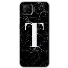 Oppo A73 Siyah Mermer Desenli Ö Harfi Baskılı Uyumlu Silikon Kılıf
