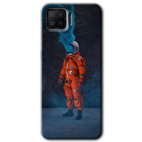Oppo A73 Smoke Astronot Baskılı Uyumlu Silikon Kılıf