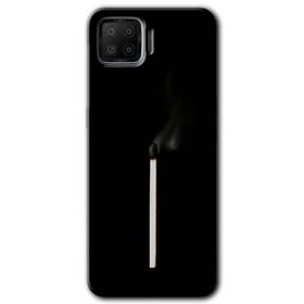 Oppo A73 Sönmüş Kibrit Baskılı Uyumlu Silikon Kılıf