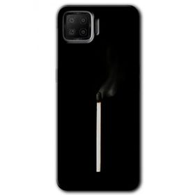 Oppo A73 Sönmüş Kibrit Baskılı Uyumlu Silikon Kılıf