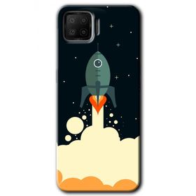 Oppo A73 Space Smoke Baskılı Uyumlu Silikon Kılıf