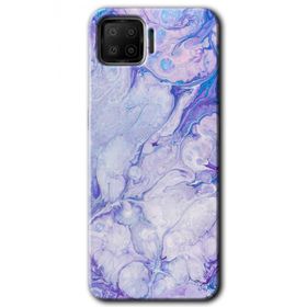 Oppo A73 Spots Lilac Baskılı Uyumlu Silikon Kılıf