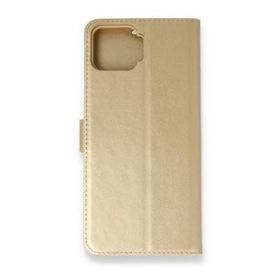 Oppo A73 Trend S Plus Kapaklı Gold Kılıf