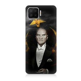 Oppo A73 Uyumlu Mustafa Kemal Atatürk Baskılı Silikon Kılıf