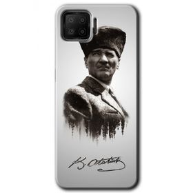 Oppo A73 Uyumlu Mustafa Kemal Atatürk Baskılı Silikon Kılıf