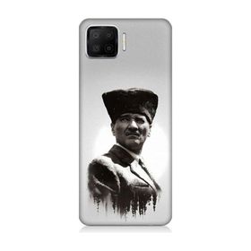 Oppo A73 Uyumlu Mustafa Kemal Atatürk Baskılı Silikon Kılıf