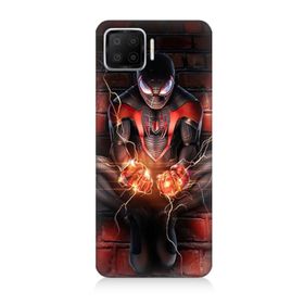 Oppo A73 Uyumlu Örümcek Adam Baskılı Silikon Kılıf