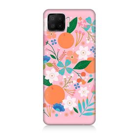 Oppo A73 Uyumlu Portakal Çiçeği Baskılı Silikon Kılıf