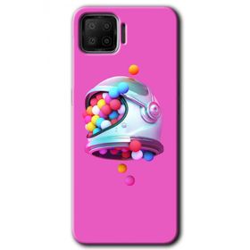 Oppo A73 Uzay Başlığı Baskılı Uyumlu Silikon Kılıf