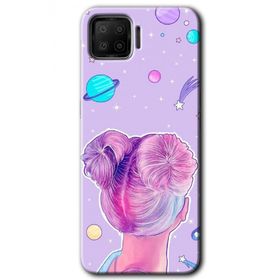 Oppo A73 Uzaylı Kız Baskılı Uyumlu Silikon Kılıf