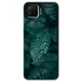 Oppo A73 Yağmurlu Yaprak Baskılı Uyumlu Silikon Kılıf