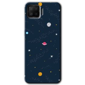 Oppo A73 Yarım Mermer Baskılı Uyumlu Silikon Kılıf