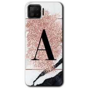 Oppo A73 Yarım Mermer Baskılı Uyumlu Silikon Kılıf