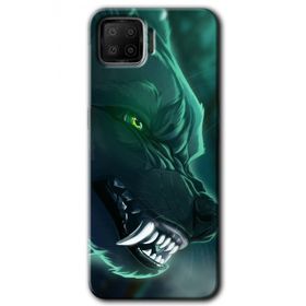 Oppo A73 Yeşil Kurt Baskılı Uyumlu Silikon Kılıf