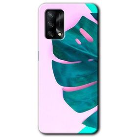 Oppo A74 3D Yaprak Baskılı Uyumlu Silikon Kılıf