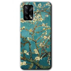 Oppo A74 Almond Blossom Baskılı Uyumlu Silikon Kılıf