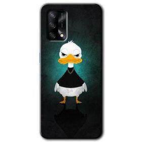 Oppo A74 Angry Duck Baskılı Uyumlu Silikon Kılıf