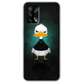 Oppo A74 Angry Duck Baskılı Uyumlu Silikon Kılıf