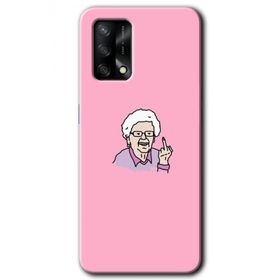 Oppo A74 Bad Grandmother Baskılı Uyumlu Silikon Kılıf