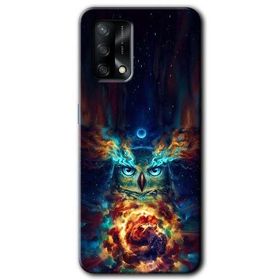 Oppo A74 Ballı Baykuş Baskılı Uyumlu Silikon Kılıf