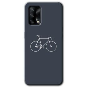 Oppo A74 Bike Baskılı Uyumlu Silikon Kılıf
