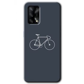 Oppo A74 Bike Baskılı Uyumlu Silikon Kılıf